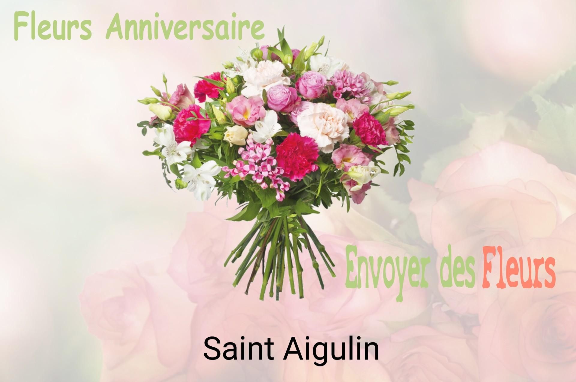 Bouquet de fleurs d’anniversaire livré à Saint-Aigulin